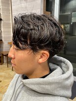 ヘアーメイク シーノ アンド フォーメン(Sino) センターパート×ニュアンスパーマ