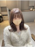 韓国風ミルクティベージュ