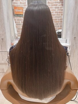 コーエン(cowen) 大人かわいい艶感黒髪ロング♪髪質改善ストレート/縮毛矯正