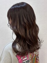 ブローデンバイアノン(Broaden by anon) チョコレートブラウン　艶髪ロング　レイヤーロング