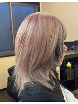 リピュア(Re:PURe)&nbsp;**ホワイト系ピンクアッシュダブルカラー**