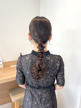 アリゲート ダイカンヤマ(Ari gate daikanyama) タイト編み下ろしヘア