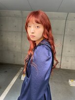 レコ 渋谷(LECO) ジンジャーオレンジハイトーンロング