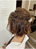 ハーフアップセット