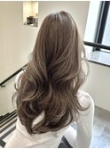 韓国風/レイヤー/小顔/前髪カット/髪質改善/グレージュ/透明感