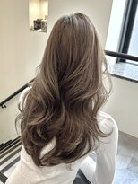 ユニコ(unico)&nbsp;韓国風/レイヤー/小顔/前髪カット/髪質改善/グレージュ/透明感