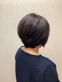 ラムレ 桑名店(LamuRe)&nbsp;ショートボブカラーはナチュラルブラウンで仕上げました。