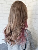 ルノン フィージュ(LUNON fieju)&nbsp;ブリーチ/ミルクティーベージュ/インナーピンク