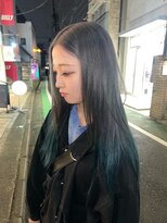 ジーナ オモテサンドウ(XENA)&nbsp;【デザインカラー】シルバーグレーからターコイズ