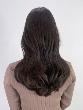 アルバム 新宿(ALBUM SHINJUKU) フェミニンロングマロンベージュ似合わせカット_ba539241