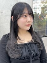 ビューブルー 亀戸錦糸町(VIEW BLUE)&nbsp;美髪カールシアーカラーピンクブラウンエアリーロングセミディ