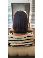 カルムヘアー(Calme hair)&nbsp;顔周りにアクセントボブ☆