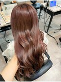 ツヤカラー☆ピンクブラウン 10代/20代