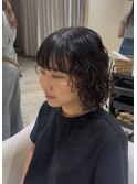 スタイリングを簡単に！ボブパーマ