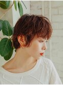 ウェーブショート【髪質改善/ヘッドスパ/カラー/いわき】