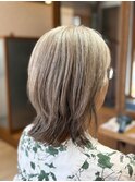 白髪ぼかしヘアカラー