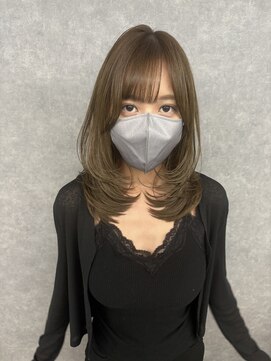 キング 梅田店(K!ng) 縮毛矯正髪質改善ハイライトレイヤーカット梅田美容室エクステ