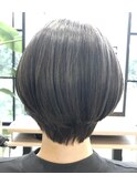 グレーアッシュ/ショートボブ