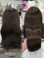 ハピネス 梅田茶屋町店(HAPPINESS)&nbsp;韓国風/レイヤーカット/顔周り/顔まわり/髪質改善/ベージュ