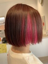 ルルバイアズール 草加店(LULU by azule)&nbsp;インナーカラー，マゼンタピンク，ビビットカラー【草加】