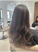 レイヤーロング＊グレーベージュ20代30代40代◎