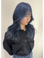 ヴィンスジオ 岐阜駅南(vince gio)&nbsp;ブリーチカラー/ハイトーン/ブルー