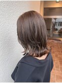 くびレイヤー前髪エモージュ小顔レイヤーカット20代30代40代50代