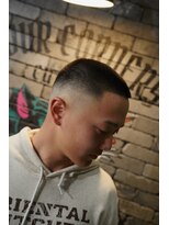 フォーコーナーズカットショップスリーセント 栄(FourCornersCutShop 3/cent)&nbsp;ボウズフェード