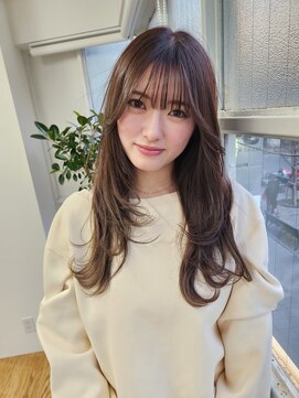 シー 自由が丘(sii.) 上品ナチュラルレイヤー/くびれロングレイヤーカット