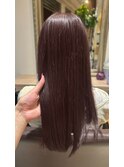 ブリーチなしダブルカラー◯ラベンダーブラウン◯ロングレイヤー