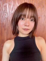 ソレル 用賀(sorel) ツヤ感たっぷりの切りっぱなしコンパクトボブ