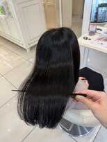 アッシュ 西荻窪店(Ash) 〈地毛風カラー〉カット+オリーブ系ダークブラウンカラー