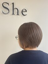 シー 北寺島店(She) 艶カラー 40代、50代、60代