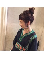 マルケ ドゥ マッシュ(MaruQuee de mashu)&nbsp;イルミナカラーのおだんごアレンジ