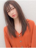 ボルドーワンレンクラシカルフェザーロング