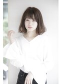 前髪/マチルダボブ/ピンクベージュ/インナーグレージュ/銀座
