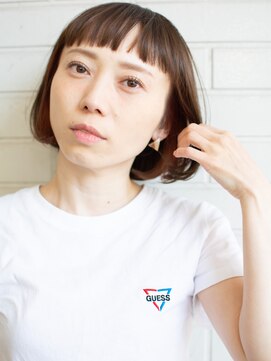 ノイン(noine) ゆる～りカジュアルコーデをお洒落に仕上げる。エッジショート