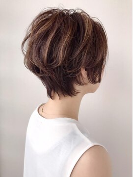 トータルビューティーハウス フラップ ミチ 野田店(total beauty house flap MICHI) 立体感丸みショート