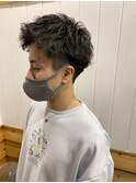 【佐藤健さん風】アップバングツーブロックショートパーマ