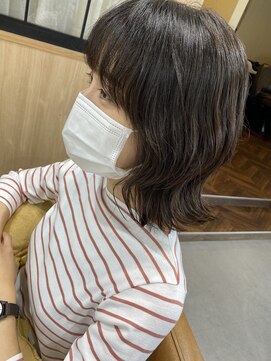 テラスヘア 新潟駅南(TERRACE hair) 春らしくゆるっと波巻き風パーマ