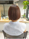 コーラルベージュボブ