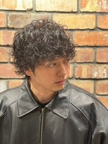 ヒロギンザ 新橋日比谷口店(HIRO GINZA)&nbsp;三浦大知風ウルフパーマスタイル　新橋　理容室　ヒロ銀座