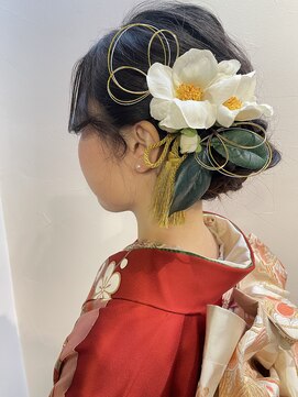 ピノリコ Hair&make pinorico 成人式＊正統派シニオン