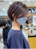 絶壁解消/ひし形/前下がり/大人ショートボブ/30代/40代★猪狩★