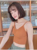 大人小顔ナチュラルボブ/10代20代30代