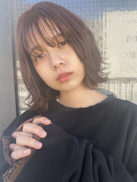 フラミューム 藤枝(flammeum) レイヤー外はねミディアムボブ