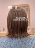 ミディアムhair