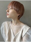 【PARK】ピンクベージュ×ブラントマッシュウルフ