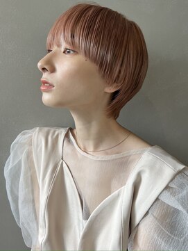 パーク(PARK) 【PARK】ピンクベージュ×ブラントマッシュウルフ