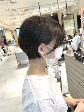 ラボー ノースプラザ店(LA'BO) 【LA'BO三浦】くびれ丸みショートボブ